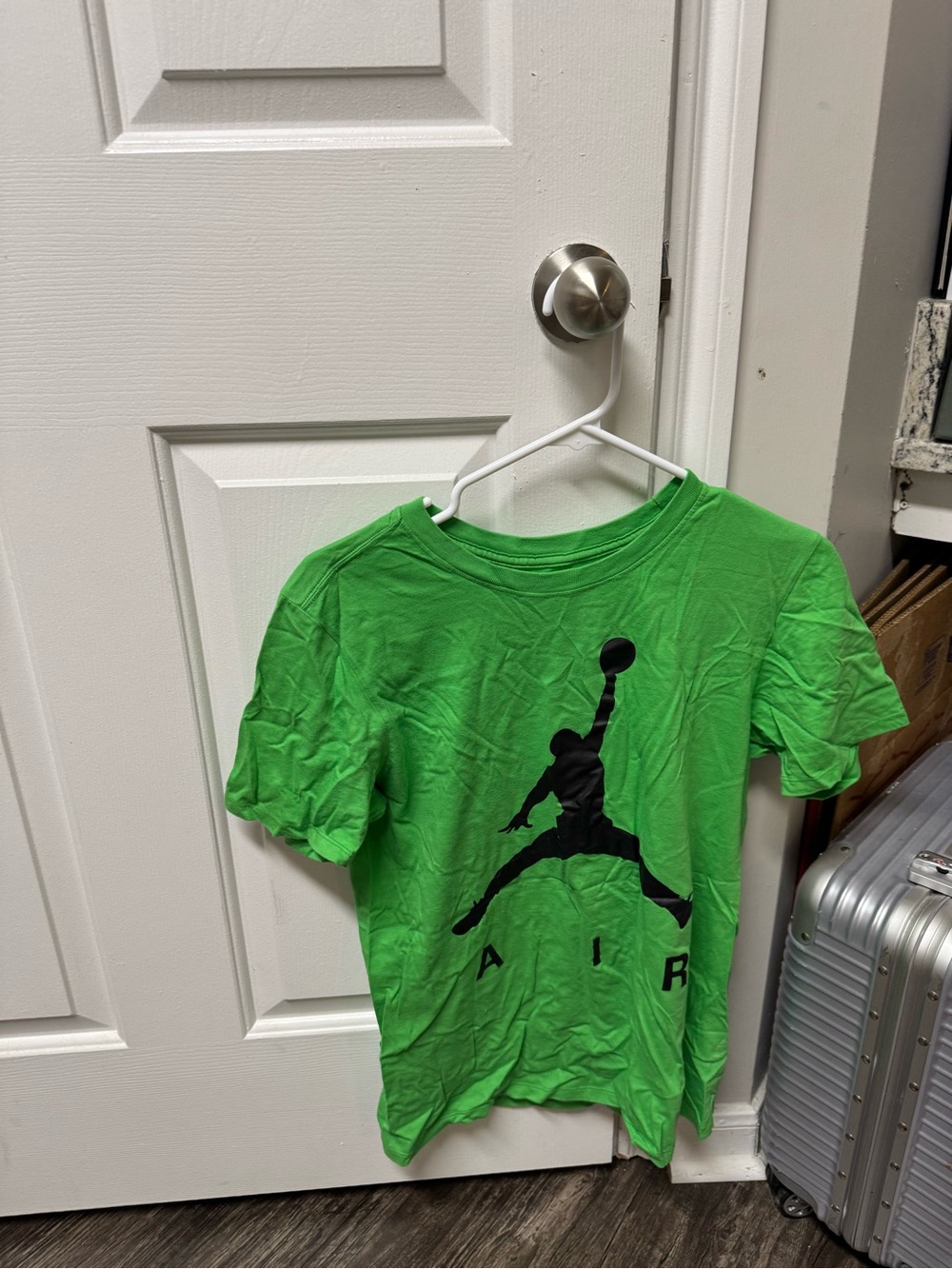 Jordan Green Short Sleeve 'AIR' Basketball Tee
